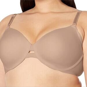 Warner's Women's Blissful Benefits Side Smoothing Underwire Bra 38d Beige Tan